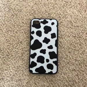 Cow print phone case